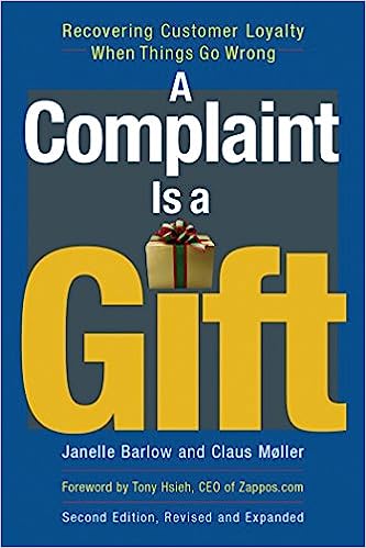 A Complaint Is a Gift: Recovering Customer Loyalty When Things Go Wrong